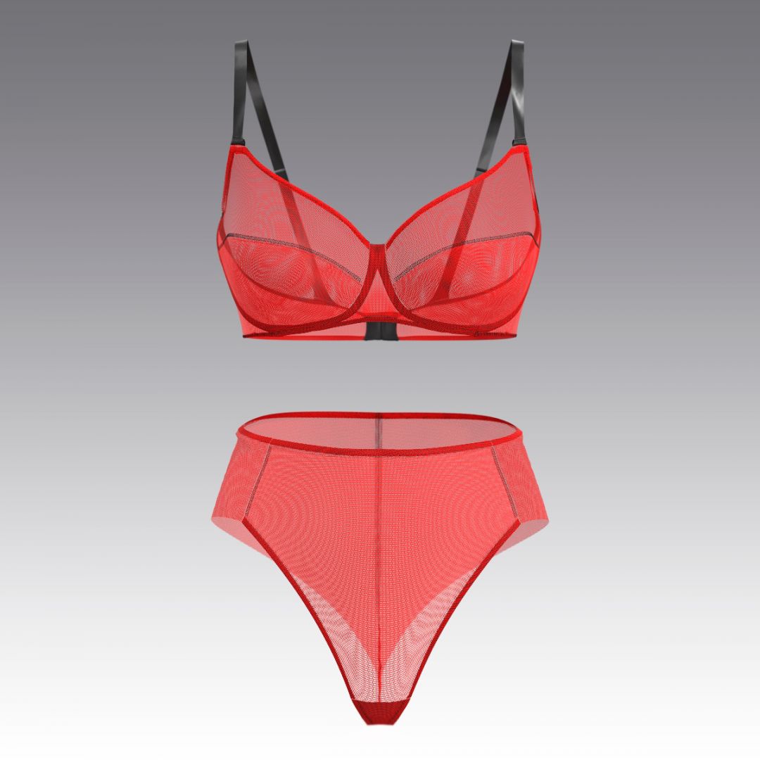 Комплект из сетки 4010.12.21 ARDI красный