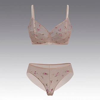 Комплект из сетки 4016.12.23 ARDI пудровый