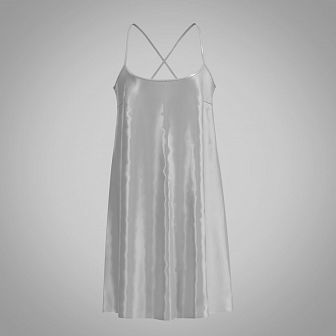 Платье-комбинация из шелка 2059.43.2 ARDI молочный