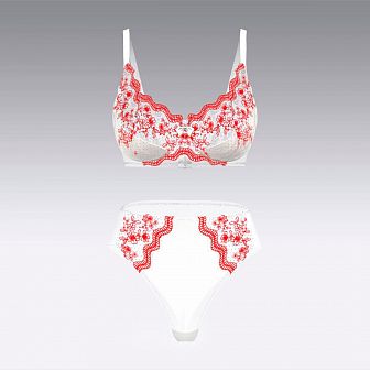 Комплект с вышивкой 2950.16.21 ARDI белый