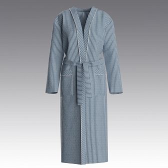 Халат из вареного хлопка 2982.48 ARDI синий