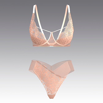 Комплект из кружева 4013.16.22 ARDI кремовый