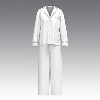 Костюм из вареного хлопка 2983.54.58 ARDI белый