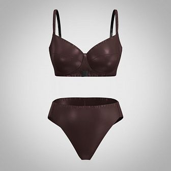 Комплект из шелка 2059.12.22.4 ARDI шоколадный