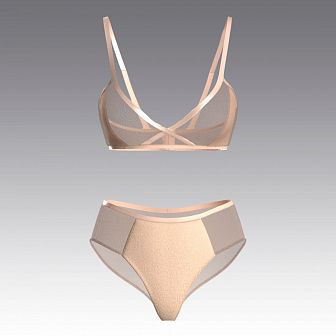 Комплект из сетки без косточек 4061.19.23 ARDI бежевый