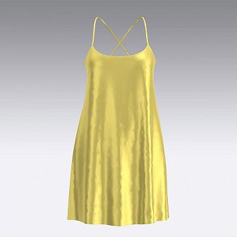 Платье-комбинация из шелка 2059.43.11 ARDI желтый