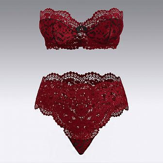 Комплект со съемными бретелями 2920.18.21 ARDI бордо