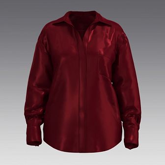 Рубашка из шелка 2059.54.12 ARDI рубиновый