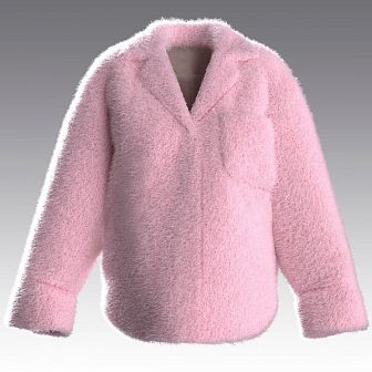 Шуба-рубашка R2907-54 ARDI карамель