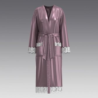 Халат из шелка и кружева 5007.49 ARDI пион