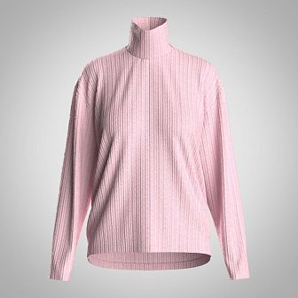 Джемпер с высоким горлом 2914.44 ARDI розовый