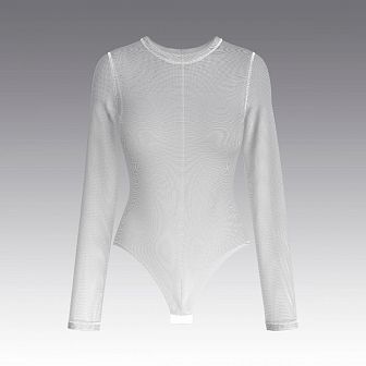 Боди из сетки 4008.38 ARDI белый