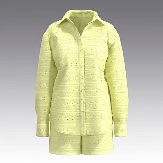 Комплект с шортами из шитья 2997.54.55 ARDI желтый