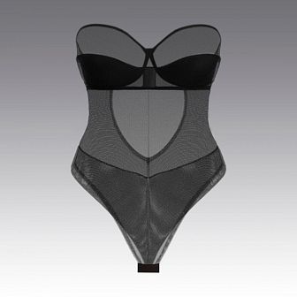 Базовое боди-балконет из сетки, черный 4007.35 ARDI черный