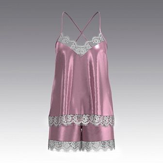 Пижама из шелка и кружева 5007.53.55 ARDI пион