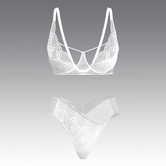 Комплект из кружева 4014.16.22 ARDI белый