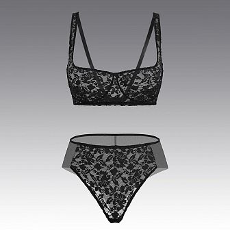 Комплект из кружева 2963.04.21 ARDI черный